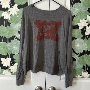 Miller high life long sleeve t
